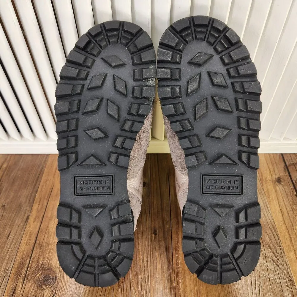 Merrell Solo Luxe 2 Sneakers Men's 8.5 Gray Rough-Out Suede Hiking Shoes J004239